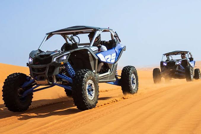 Morning dune buggy Dubai