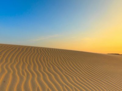 desert safari sunset view